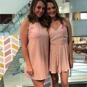 Pink small dress- great for a nice dress, sorority events, etc!